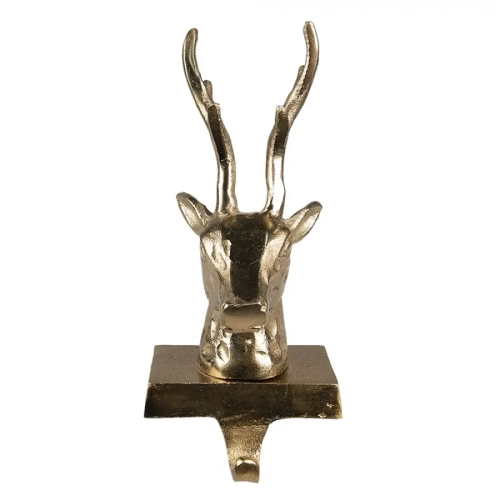 Wieszak świąteczny renifer na kominek ozdoba świąteczna