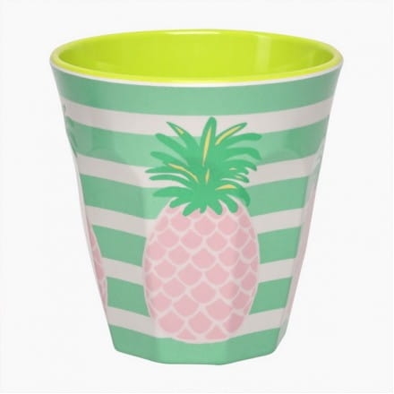 Kubek z melaminy z ananasem