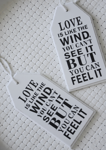 Zawieszka dekoracyjna LOVE