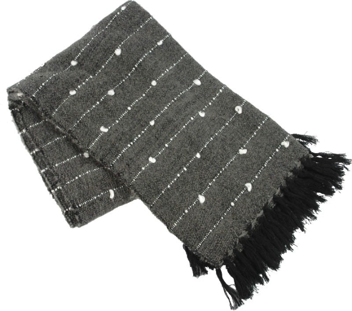 Koc z dekoracyjnymi pętelkami