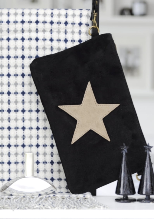 Kosmetyczka z zamszu