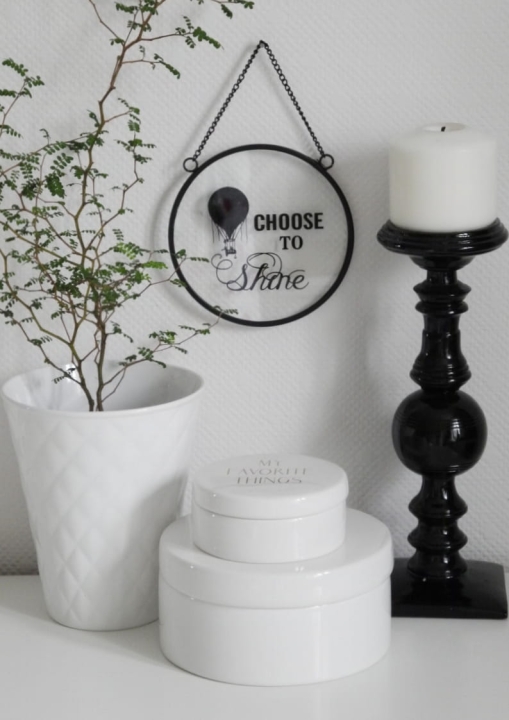 Dekoracja ze szkła do powieszenia