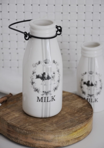 Mała buteleczka na mleko do kawy