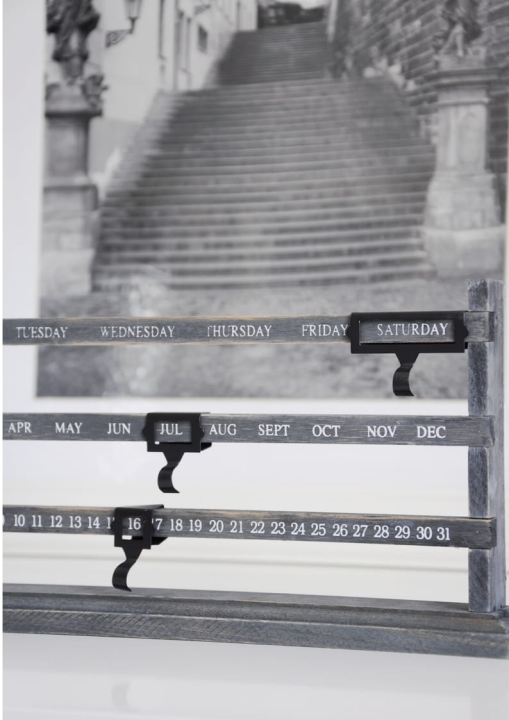 Kalendarz wieloletni w stylu vintage