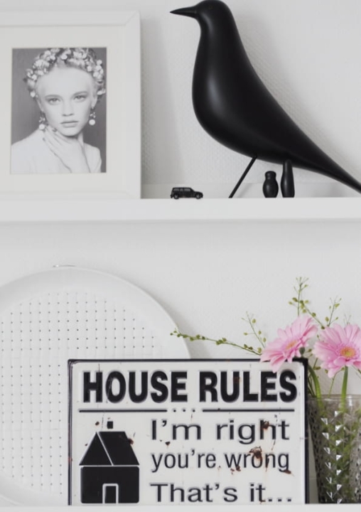 Szyld metalowy HOUSE RULES