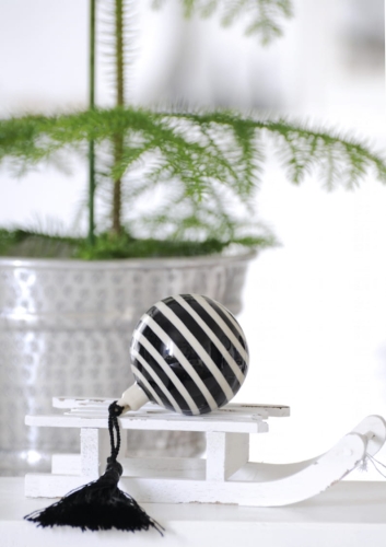 Drewniane saneczki ozdoba świąteczna