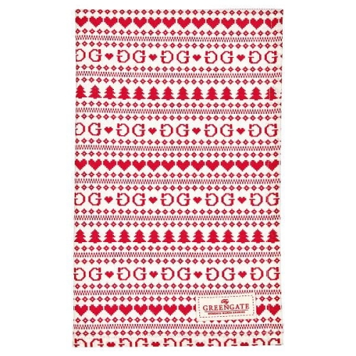 Świąteczna ściereczka do kuchni Green Gate