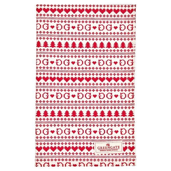 Świąteczna ściereczka do kuchni Green Gate