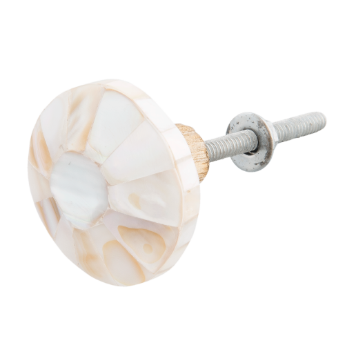 Gałka meblowa z masą perłową