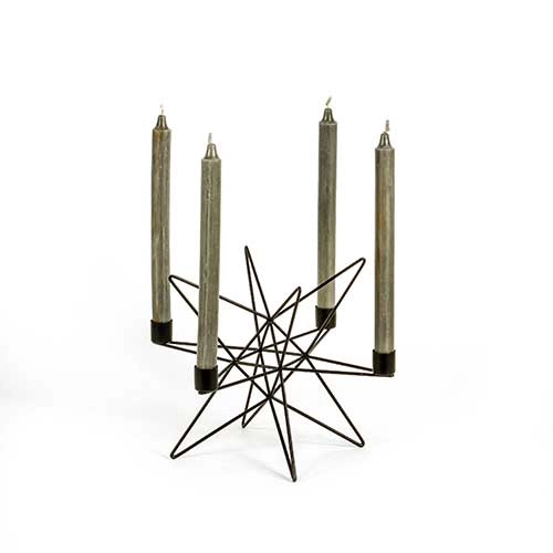 Świecznik gwiazda na cztery świece