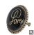 Ozdobny uchwyt do mebli w stylu retro – metalowy uchwyt z napisem LOVE