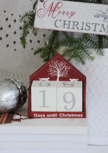 Kalendarz adwentowy z klockami