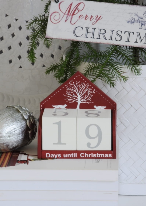 Kalendarz adwentowy z klockami