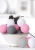 Cotton Ball Lights  20 szt. kolor szary i różowy
